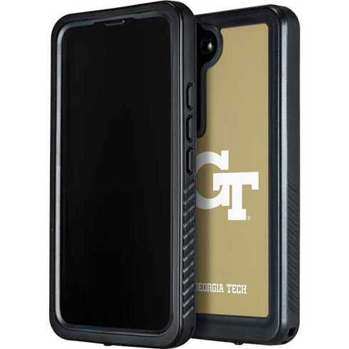 Georgia Institute of Technology Gold GT Galaxy S24 Plus Waterproof Case